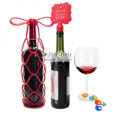 Wine Accessories - Silicone wine accessories with custom logo