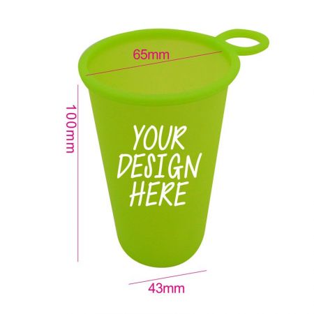 Reusable Silicone Cup for Travel - Collapsible Silicone Water Cup