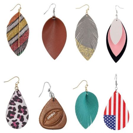 Personalized Leather Earring - Leather Earrings Wholesale