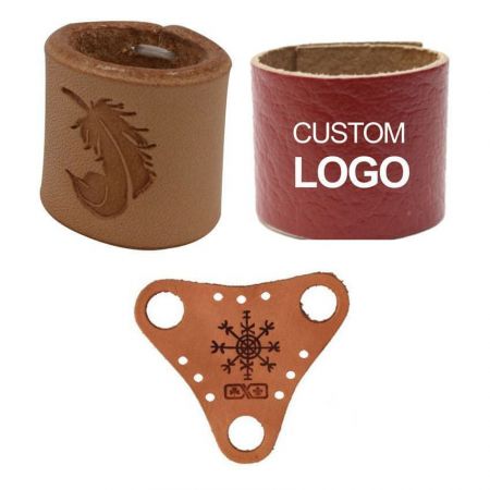 Leather Scarf Ring - Boy Scout Woggle