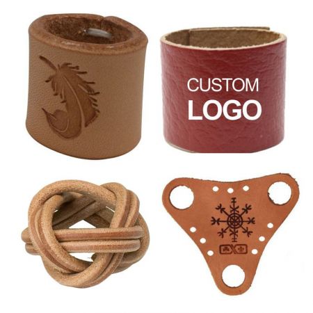 Leather Scarf Ring - Boy Scout Woggle