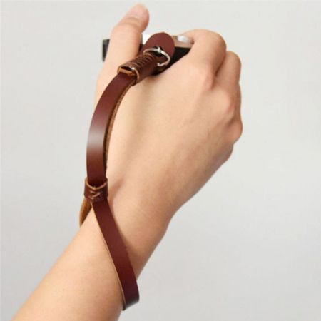 mens leather wrist strap