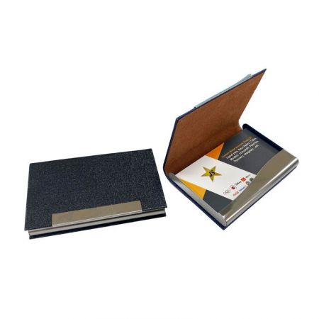 LOGO leather business card case