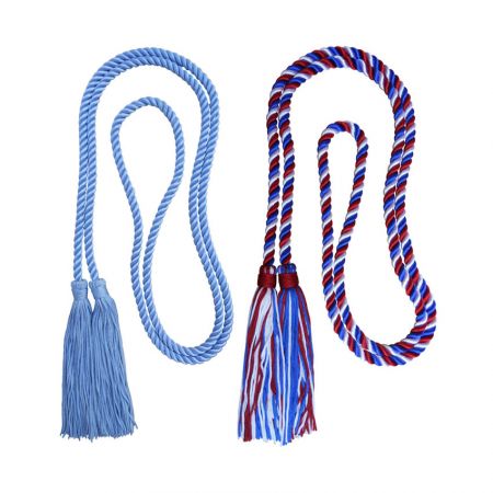 Cordones de graduación y borlas de graduación - Las cuerdas de graduación personalizadas de alta calidad tienen una longitud total de 170 cm e incluyen borlas. ¡Son perfectos para cualquier ceremonia de graduación!
