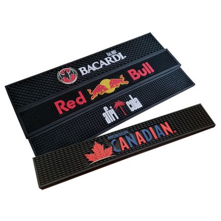 Bar Runner - Custom bar spill mats with custom shape, design to help promote your brand.