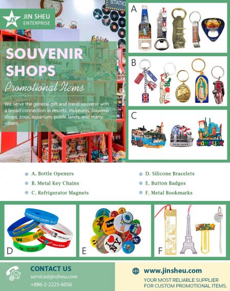 Souvenir Shops Promotional Items - Promotional Items for Souvenir Shops