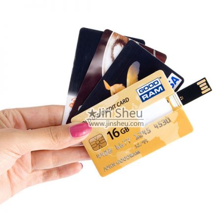 Кредитная карта с USB-накопителем - Рекламные USB-накопители