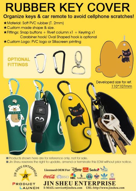 Promotional PVC Rubber Key Covers - Promotional PVC Rubber Key Covers
