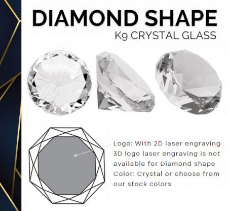 K9 Crystal Glass Awards- Square Shape