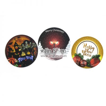 Silicone Coaster with IMD Image - In-mold Printing Silicone Coaster