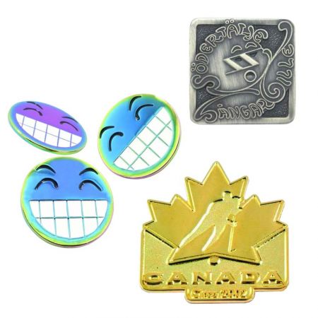 Custom rainbow plated Lapel pins - Custom Rainbow Plated Pin Badges