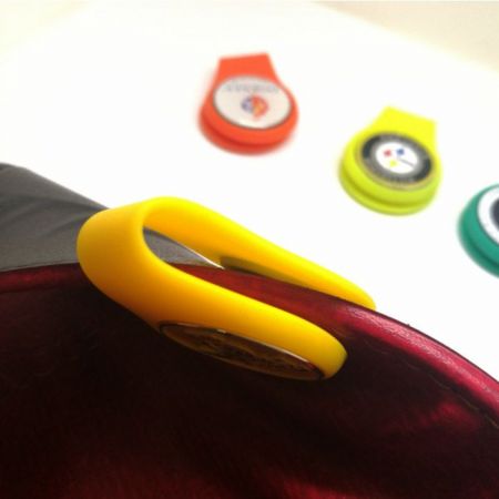 custom silicone ball marker cap clips