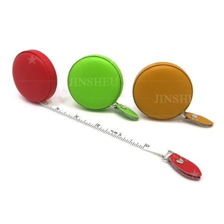 Leather Retractable Tape Measure - custom logo tape measure
