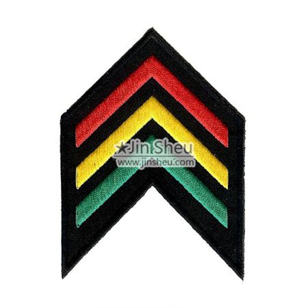 Sergeant Embroidery Patches - Sergeant Rank Patch