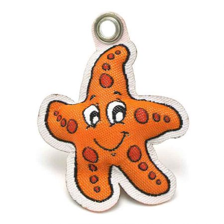 Star-shaped Padded Woven Labels - Padded Woven tags