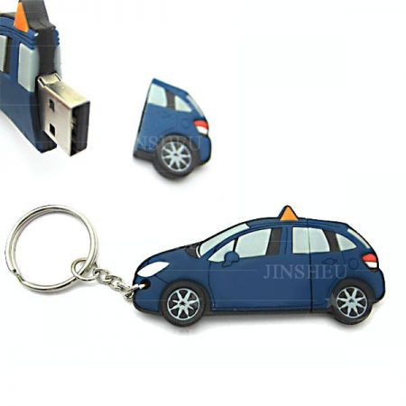 Zachte PVC USB-flashdrive - Aangepaste flashdrives