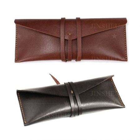 leather pen pouch