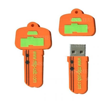 Sleutelvormige USB-geheugenstick - Gepersonaliseerde geheugenstick