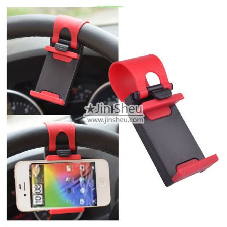 Car steering wheel phone socket holder - car steering wheel phone socket holder