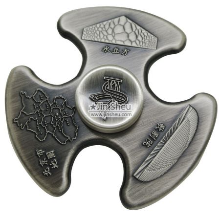 Custom made zinc alloy fidget spinner - Custom metal fidget spinner