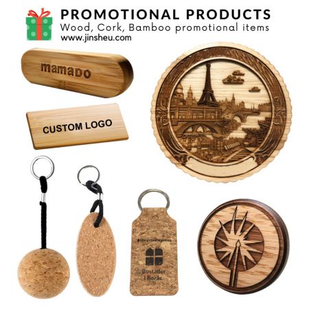 Bambus og tre reklameprodukter - Tilpass treprodukter med logo