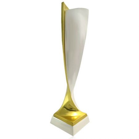 custom logos zinc alloy award trophy