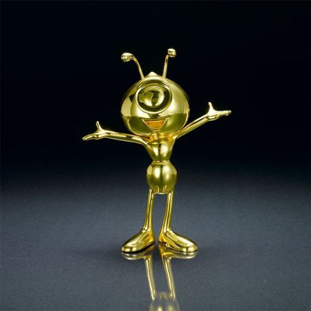 custom cute figure metal award trophies