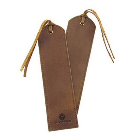 custom made leatherette bookmarks