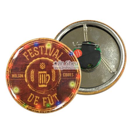 LED Flashing Button Badges - LED Flashing Button Badges