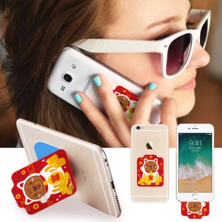Mobile Magic Sticker and Phone Stand - Promotional mobile stand