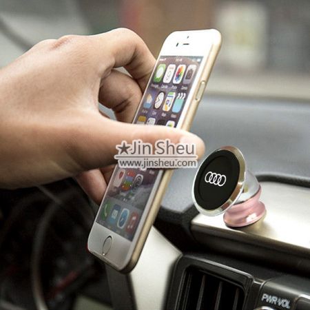 Magnetyczny uchwyt samochodowy i uchwyt do smartfona - Magnetyczny uchwyt samochodowy na telefon komórkowy do montażu na desce rozdzielczej