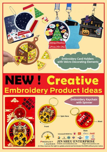 New Embroidery Product Ideas - Custom Made New Style Embroidery Products