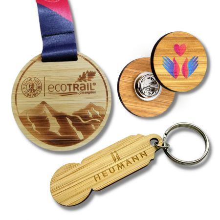 Promotional Eco Bamboo Products - Bamboo Keychains & Bamboo Promotional Products
