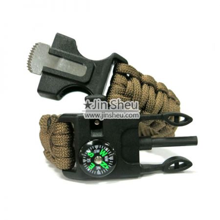 Outdoor Survival Paracord Bracelet - Outdoor Survival Paracord Bracelet