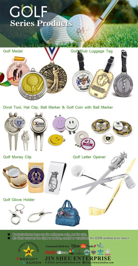Personalized Metal golf gifts - Custom golf presents