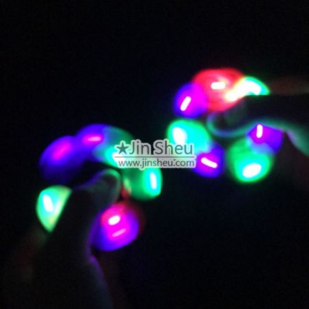 H) LED Hand Spinners - Stress Toys
