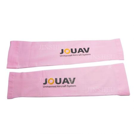 custom logo printed UV protect sport arm sleeves