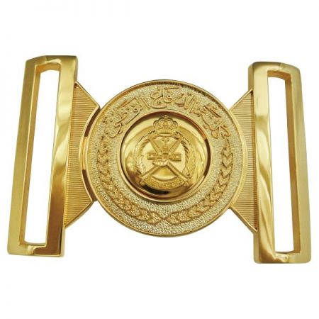 Interlocking Gold Belt Buckle - Interlocking Gold Belt Buckle