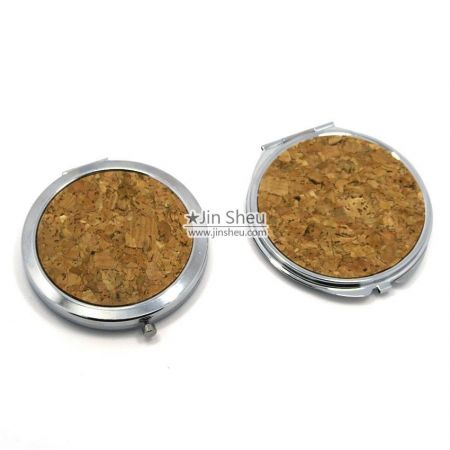 Cork Style Compact Mirrors - Cork Style Compact Mirrors