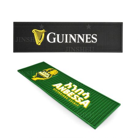 personalized rubber bar runners