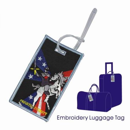 Personalized Embroidered Luggage Tags - Personalized Embroidered Luggage Tags