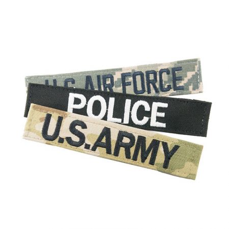Embroidered Military Name Tags - Embroidered Military Name Tags