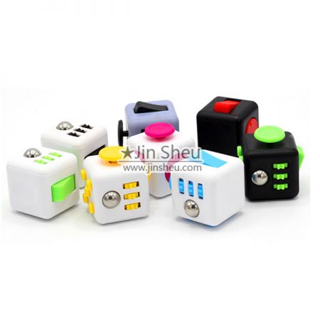 E) Relieves Stress Fidget Cubes - anti stress fidget cubes