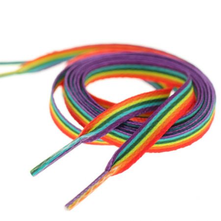 Gay Pride LGBT Rainbow Shoelaces 