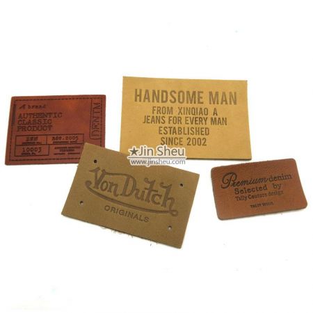 Personalize Leather Knitting Label - Personalize Leather Knitting Label