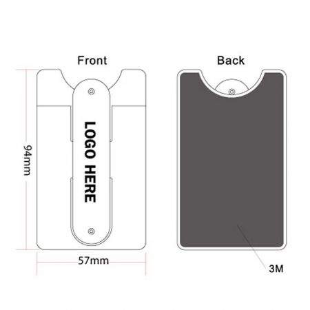 Niestandardowy silikonowy uchwyt na telefon komórkowy Stojak zatrzaskowy - Niestandardowy silikonowy uchwyt na telefon komórkowy Stojak zatrzaskowy