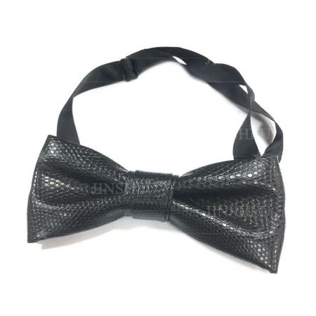 wholesale men PU leather bow ties