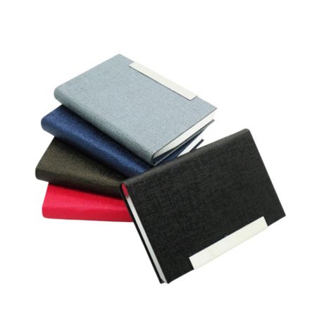 Leather Business Card Holder - wholesale custom logo business name card cases