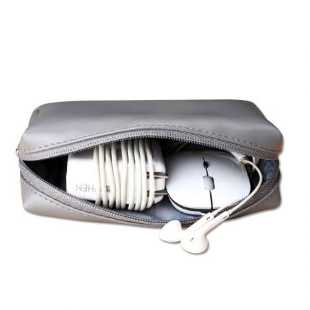 wholesale custom leather zipper bags