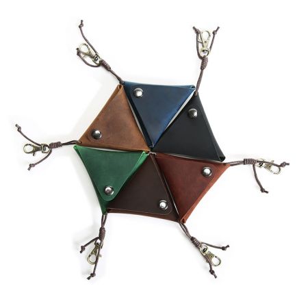 wholesale custom triangular coin pouch